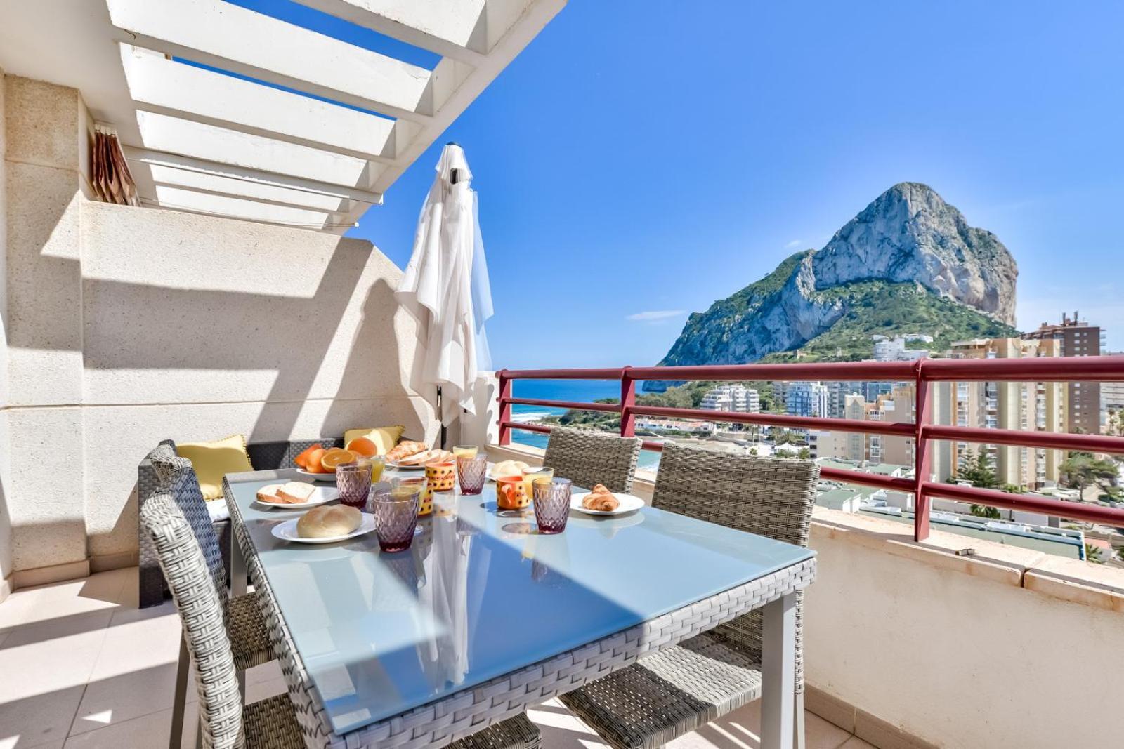 Apartamentos Zafiro Atico Кальпе Экстерьер фото